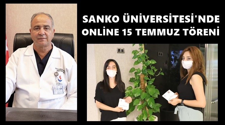 Sanko'da online 15 Temmuz töreni