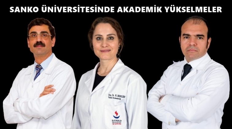 Sanko'da üç doktor “Doçent” unvanı aldı