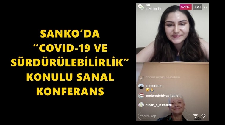 Sanko'dan sanal konferans