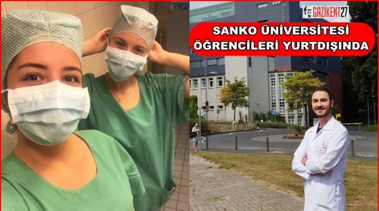 Sanko'lu 20 &ouml;ğrenci yurt dışında staj yaptı