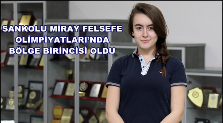 Sanko'lu &ouml;ğrenci b&ouml;lge birincisi oldu