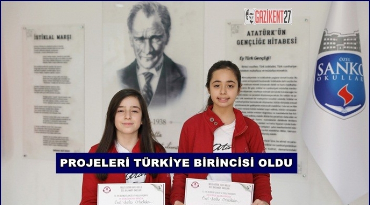 Sanko'lu öğrenci Türkiye birincisi oldu