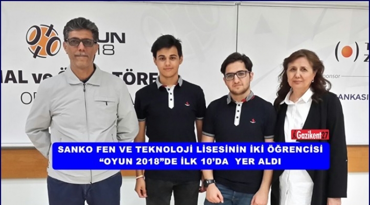 Sanko'lu öğrenciler Türkiye beşincisi