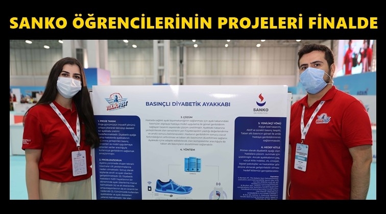 Sanko'lu öğrencilerin projeleri finalde