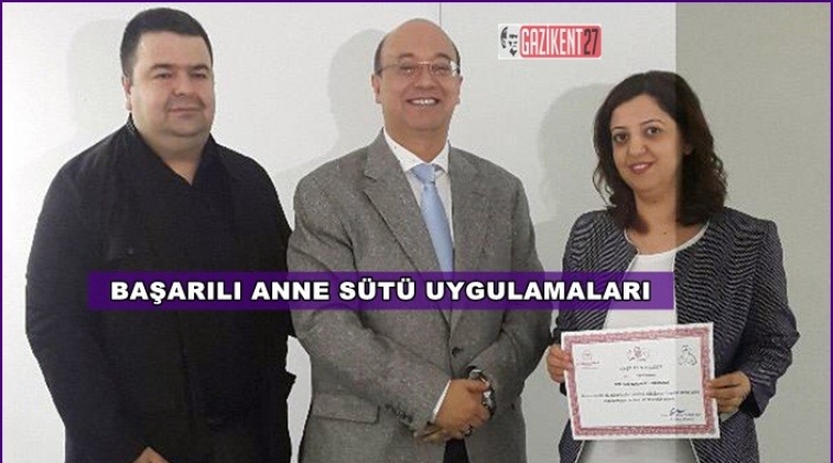 SANKO'ya teşekk&uuml;r belgesi