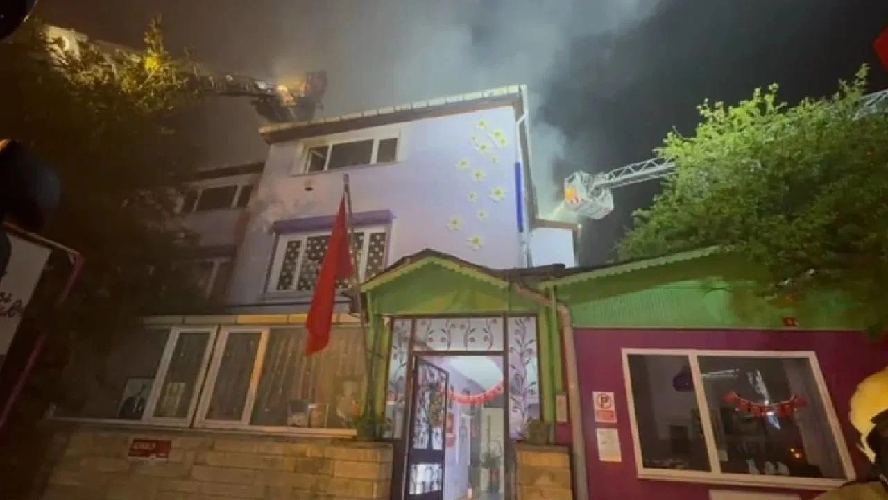 Sarıyer'de anaokulunda yangın: 2 kişi hastanelik oldu!