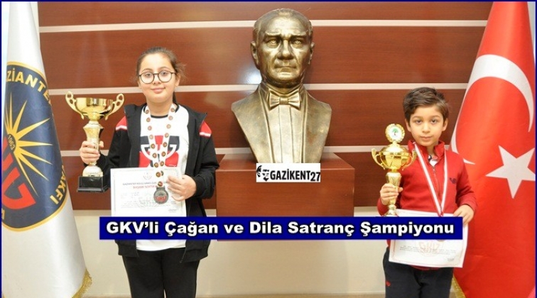 Satran&ccedil;ta &ccedil;ifte şampiyonluk GKV&rsquo;nin