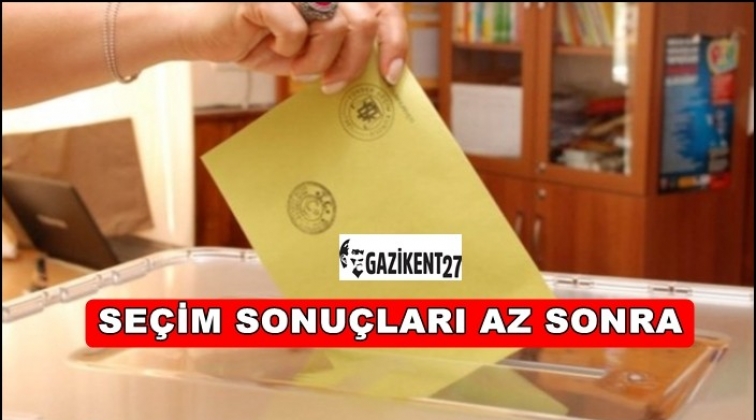 Se&ccedil;im yasağı 18:45'te kalkıyor