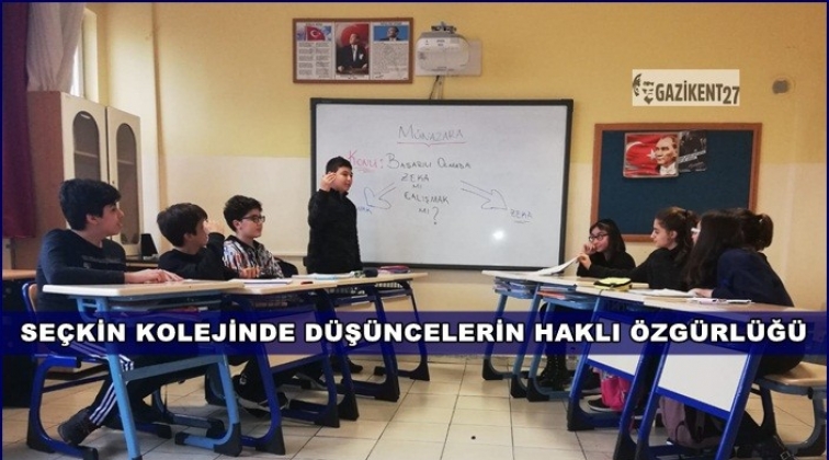 Seçkin Kolejinde münazara günleri