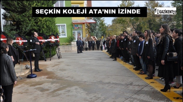 Se&ccedil;kin Koleji'nde 10 Kasım t&ouml;reni