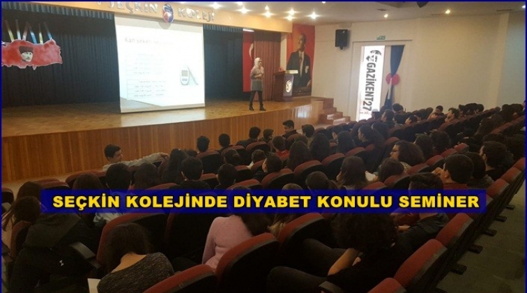 Seçkin Koleji'nde “Diyabet“ konulu seminer