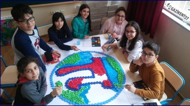 Seçkin Koleji'nde 'Dünya Pi Günü' etkinliği