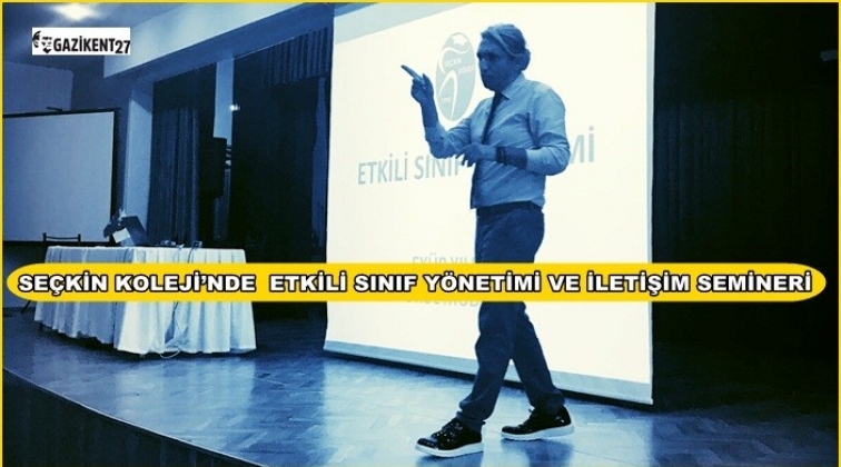 Seçkin Koleji’nde hizmet içi eğitim semineri