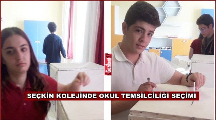 Seçkin Koleji'nde okul temsilciliği seçimi