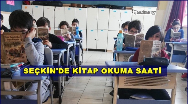 Seçkin Koleji'nde 'okuma saati' uygulaması