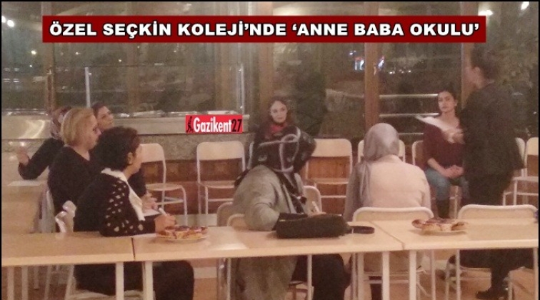 Seçkin Kolejinde velilere atölye çalışması