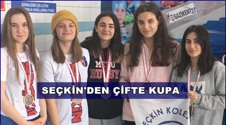 Seçkin Koleji'nden yüzmede çifte kupa