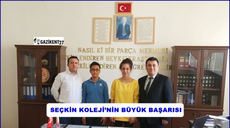 Seçkin Koleji'nin 2 öğrencisi Türkiye birincisi