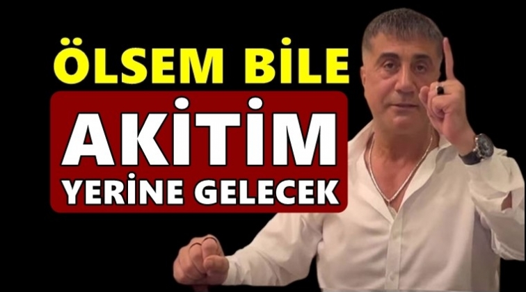 Sedat Peker: Benim düşmanlığım şereflice olur!