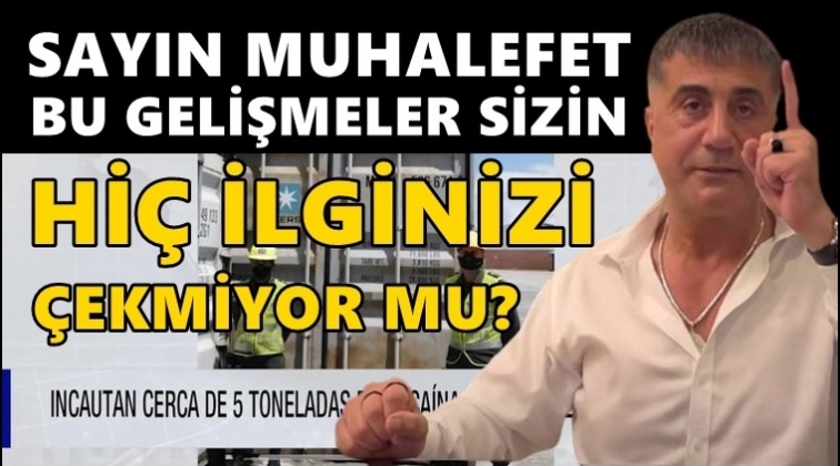 Sedat Peker, muhalefet partilerine seslendi!