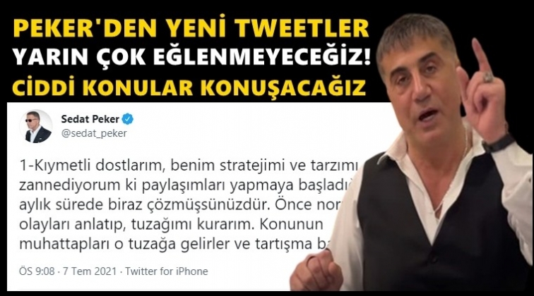 Sedat Peker neden video çekmediğini açıkladı!