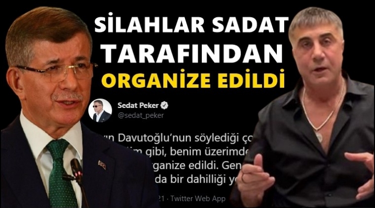 Sedat Peker'den Ahmet Davutoğlu'na yanıt...