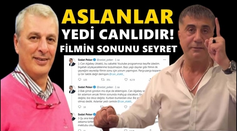 Sedat Peker: Filmin sonunu seyret!