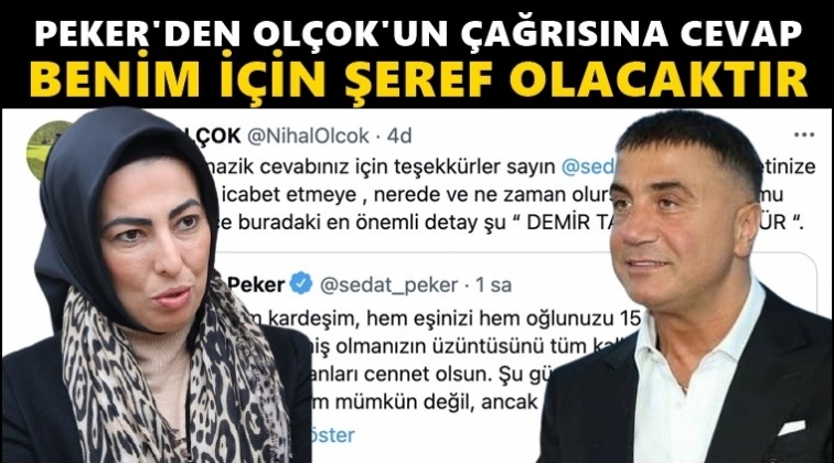 Sedat Peker'den Nihal Olçok'un çağrısına cevap!