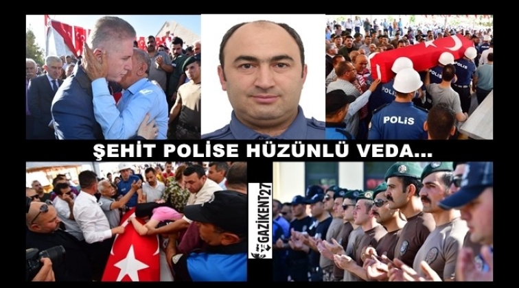 Şehit polis memuru son yolculuğuna uğurlandı