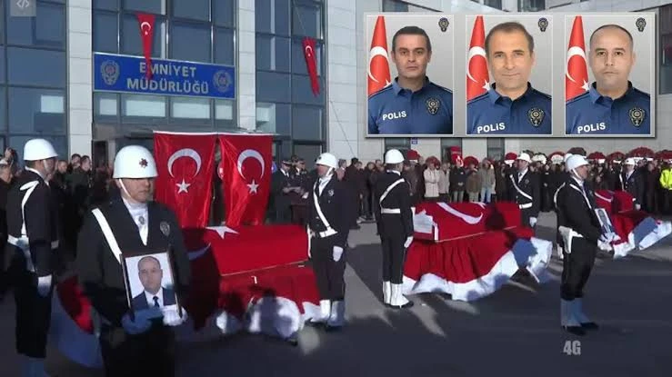 Şehit polisler i&ccedil;in t&ouml;ren: G&ouml;zyaşları sel oldu...