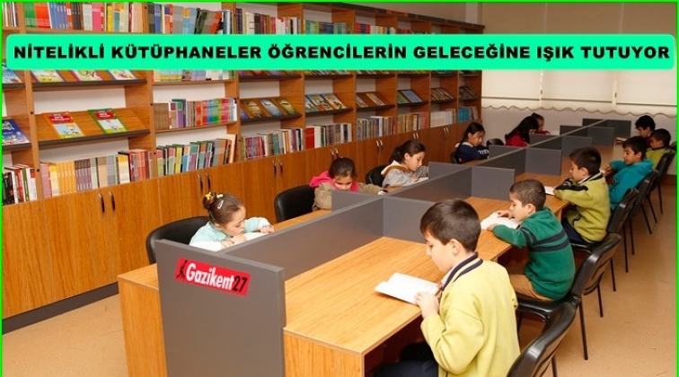 Şehitkamil, 20 k&uuml;t&uuml;phaneyi &ouml;ğrencilerin hizmetine sundu