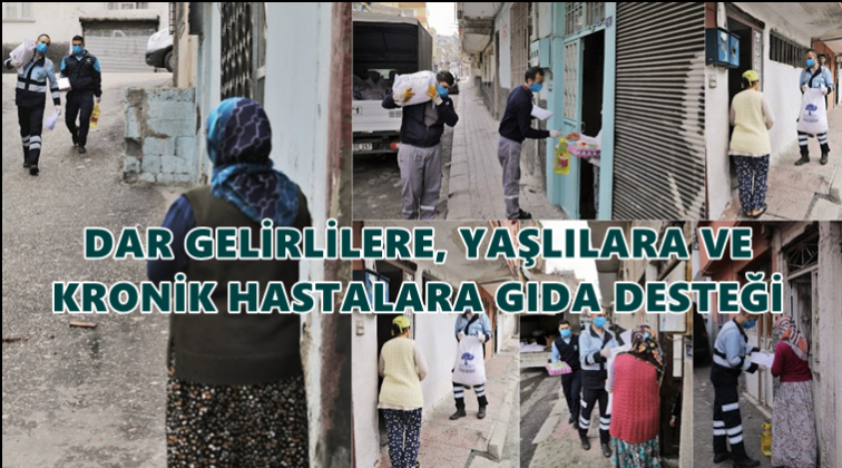 Şehitkamil Belediyesi'nden gıda yardımı