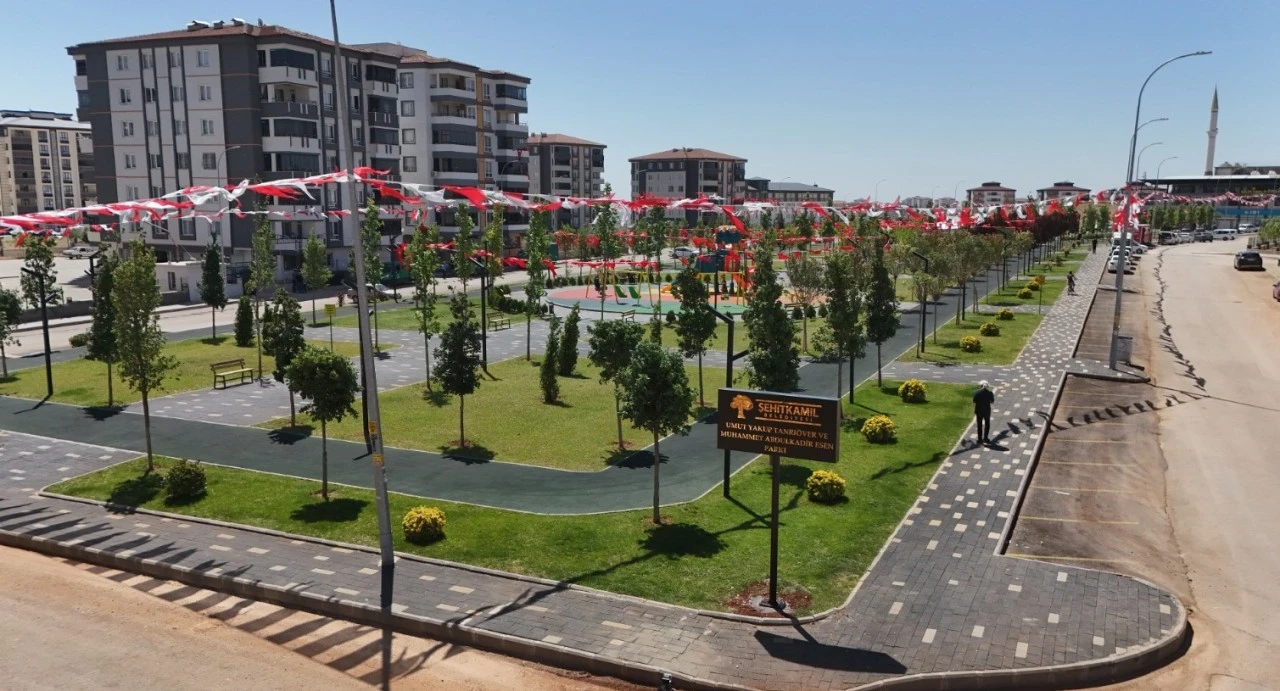 Şehitkamil'de 28 ayda 38 yeni park