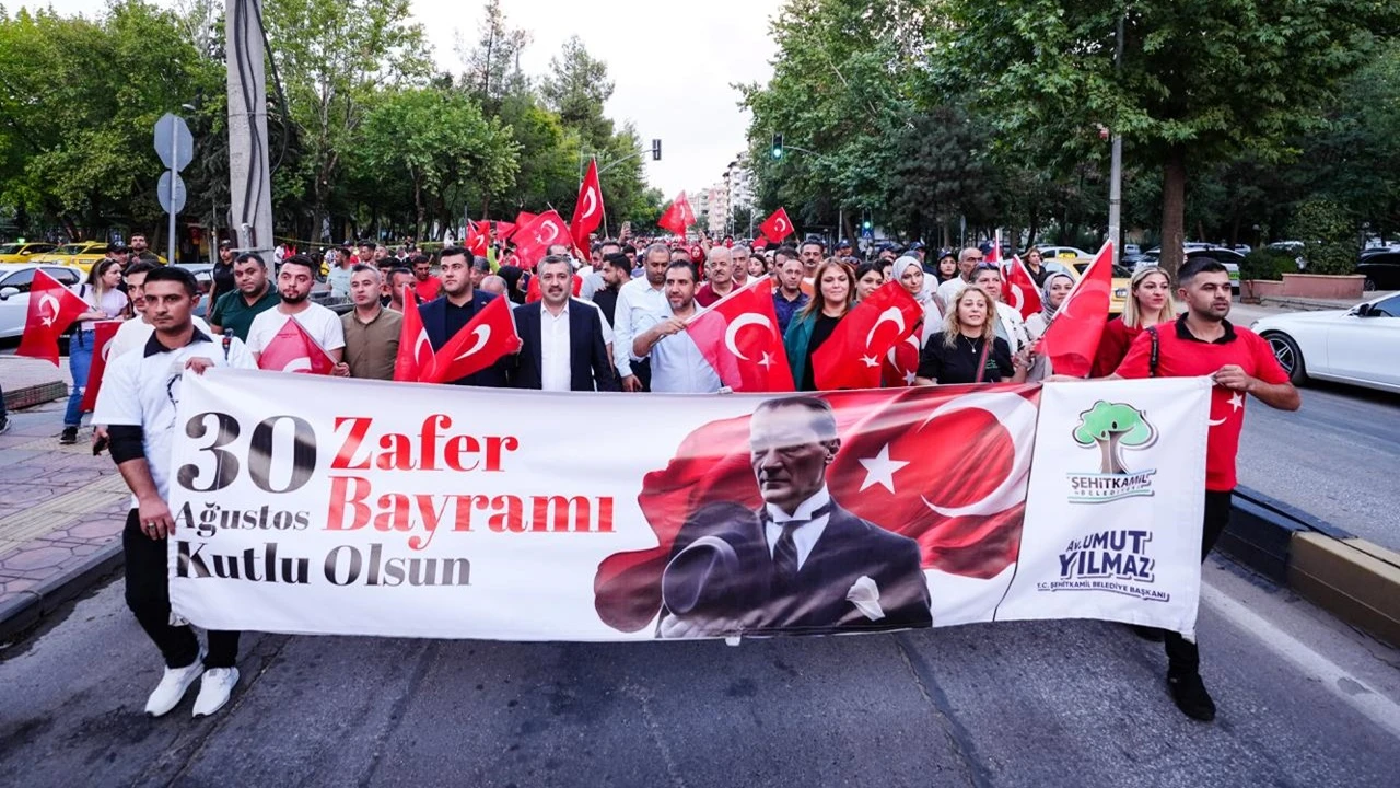 Şehitkamil'de 30 Ağustos Zafer Bayramı kutlaması