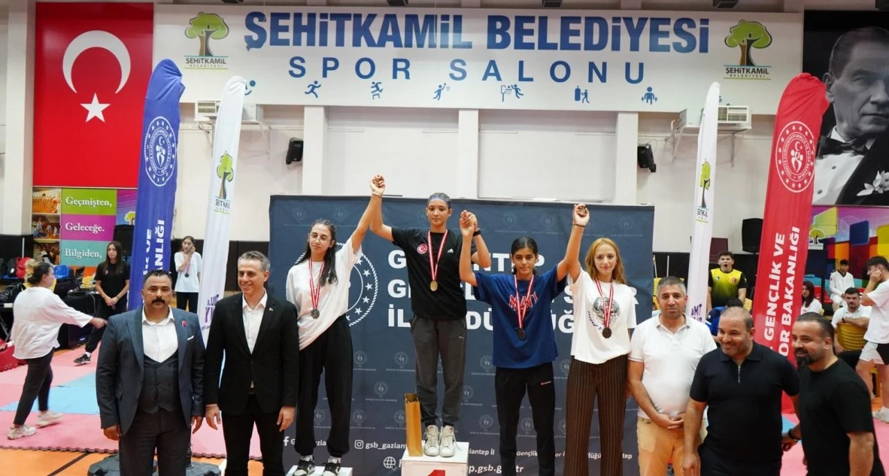 Şehitkamil'de Tekvando şampiyonası