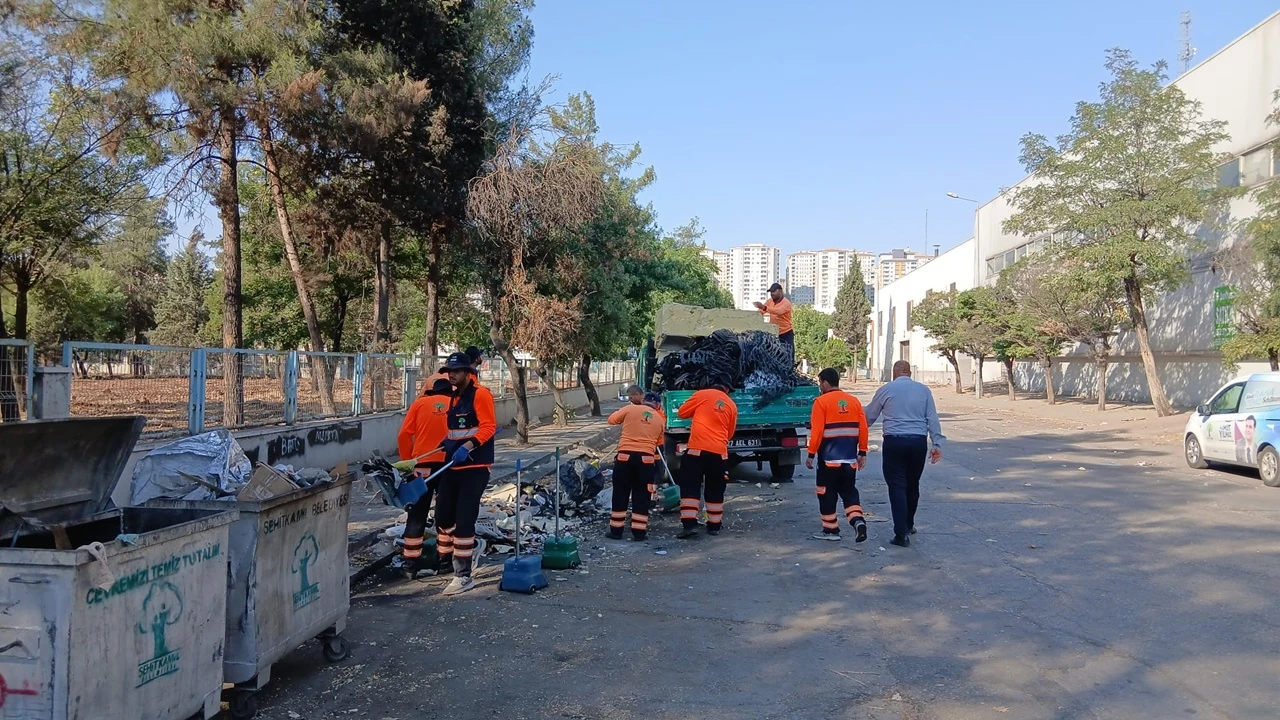 Şehitkamil'de temizlik çalışmaları devam ediyor