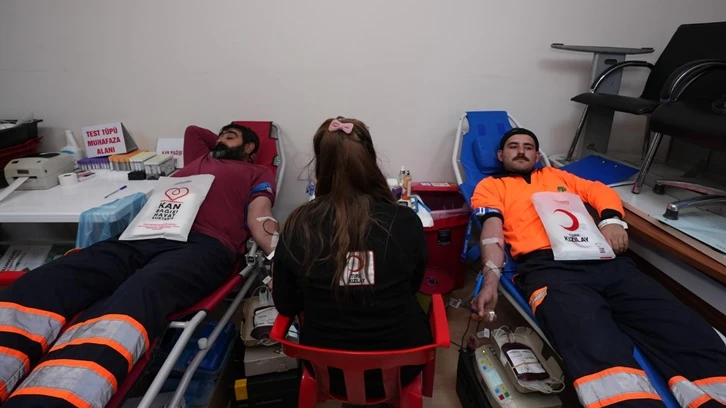 Şehitkamil'den kan bağışı kampanyasına destek