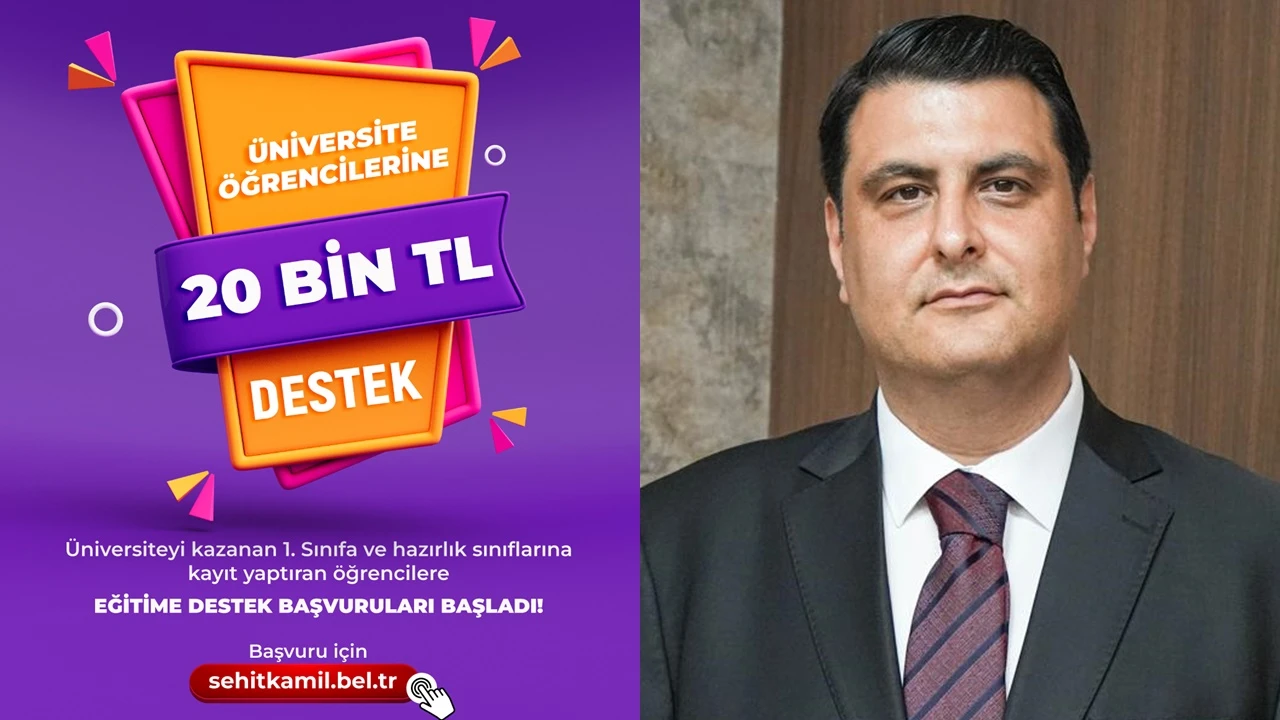 Şehitkamil'den öğrencilere 20 bin TL’lik destek