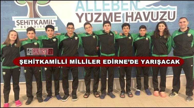 Şehitkamil Yüzme Takımı Gaziantep’i temsil edecek