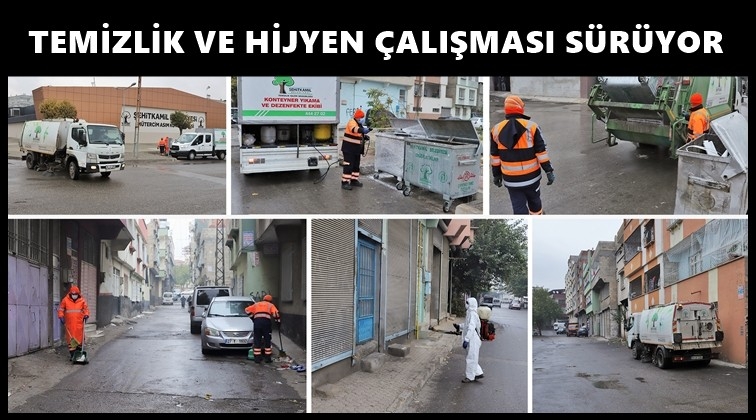 Şehitkamil'de dezenfekte çalışması