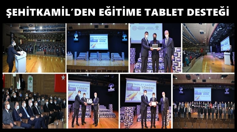 Şehitkamil'den 10 bin tablet desteği