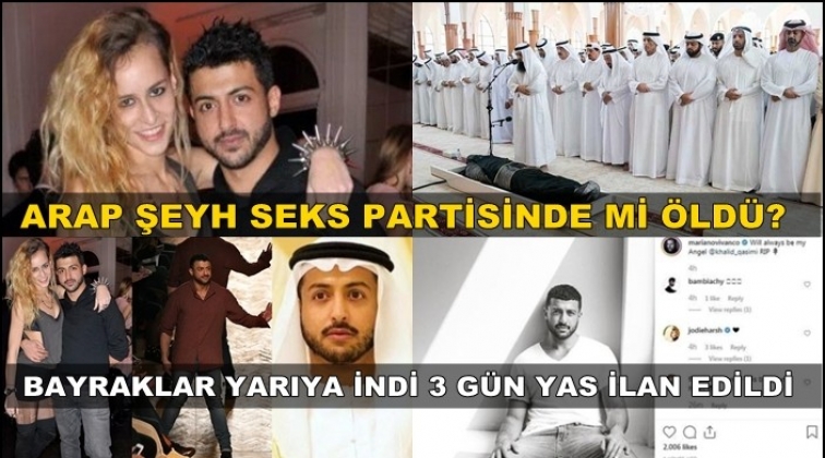 Seks partisinde öldü! Üç günlük yas ilan edildi