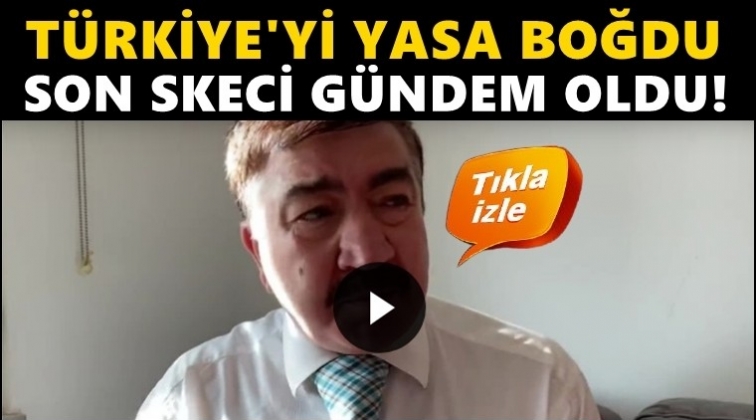 Sevenlerini yasa boğdu,  işte son skeci!..