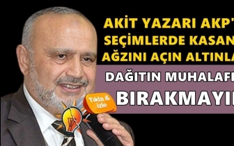 Şevki Yılmaz: Altınları dağıtın, muhalefete bırakmayın!