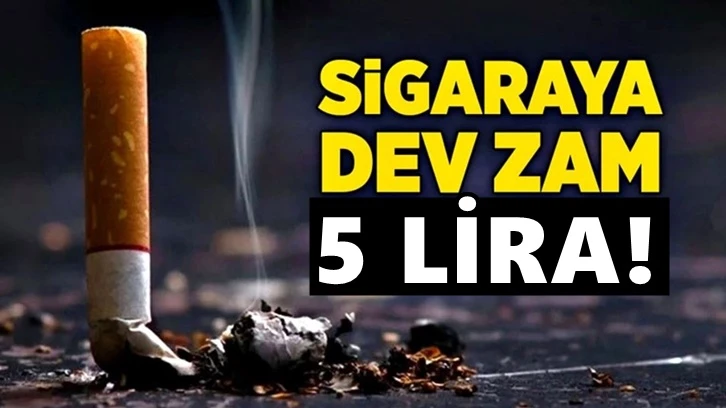 Sigaraya 5 lira zam, alkol de eli kulağında!