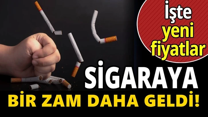 Sigaraya bir zam daha geldi!