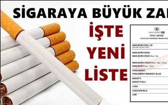 Sigaraya inanılmaz zam! İşte yeni fiyatları...