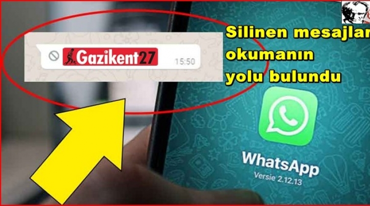 Silinen mesajları okumanın yolu bulundu