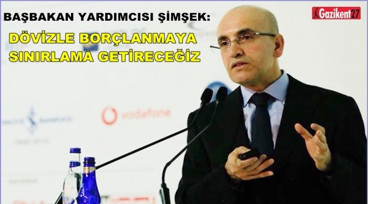 Şimşek: Dövizle borçlanmaya sınırlama getireceğiz