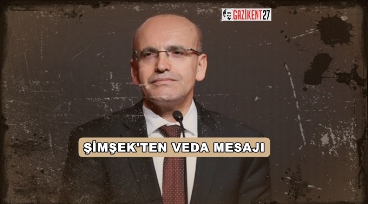 Şimşek'ten Twitter'da veda mesajı